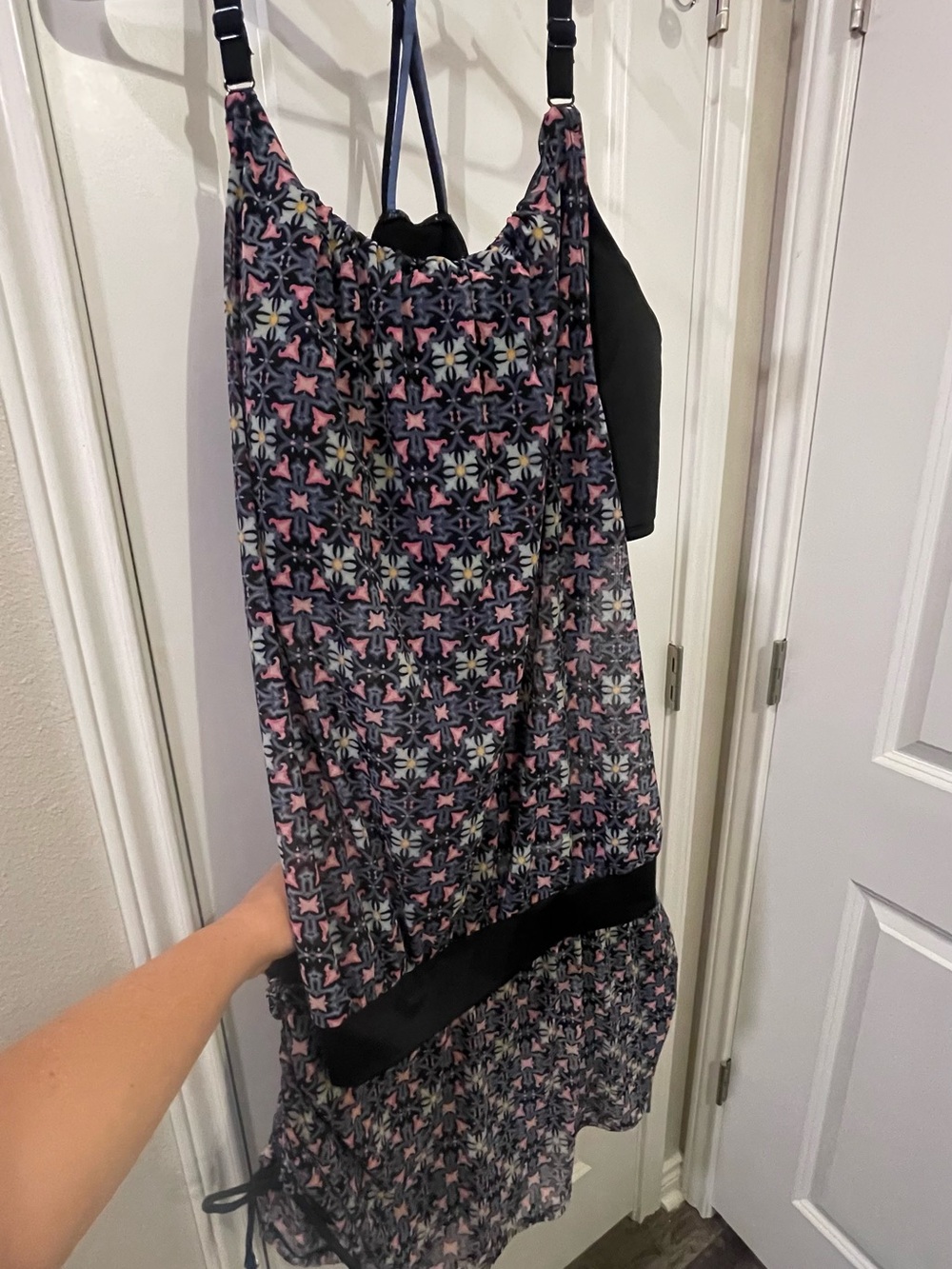 Cacique Black Swimwear Label Top and Skirt